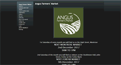 Desktop Screenshot of angusfarmersmarket.co.uk