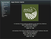 Tablet Screenshot of angusfarmersmarket.co.uk